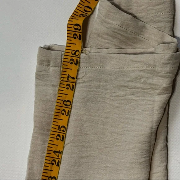 FREEOAK Beige Wide-Leg Paperbag Pants — Size S (NWOT) - Picture 4 of 7